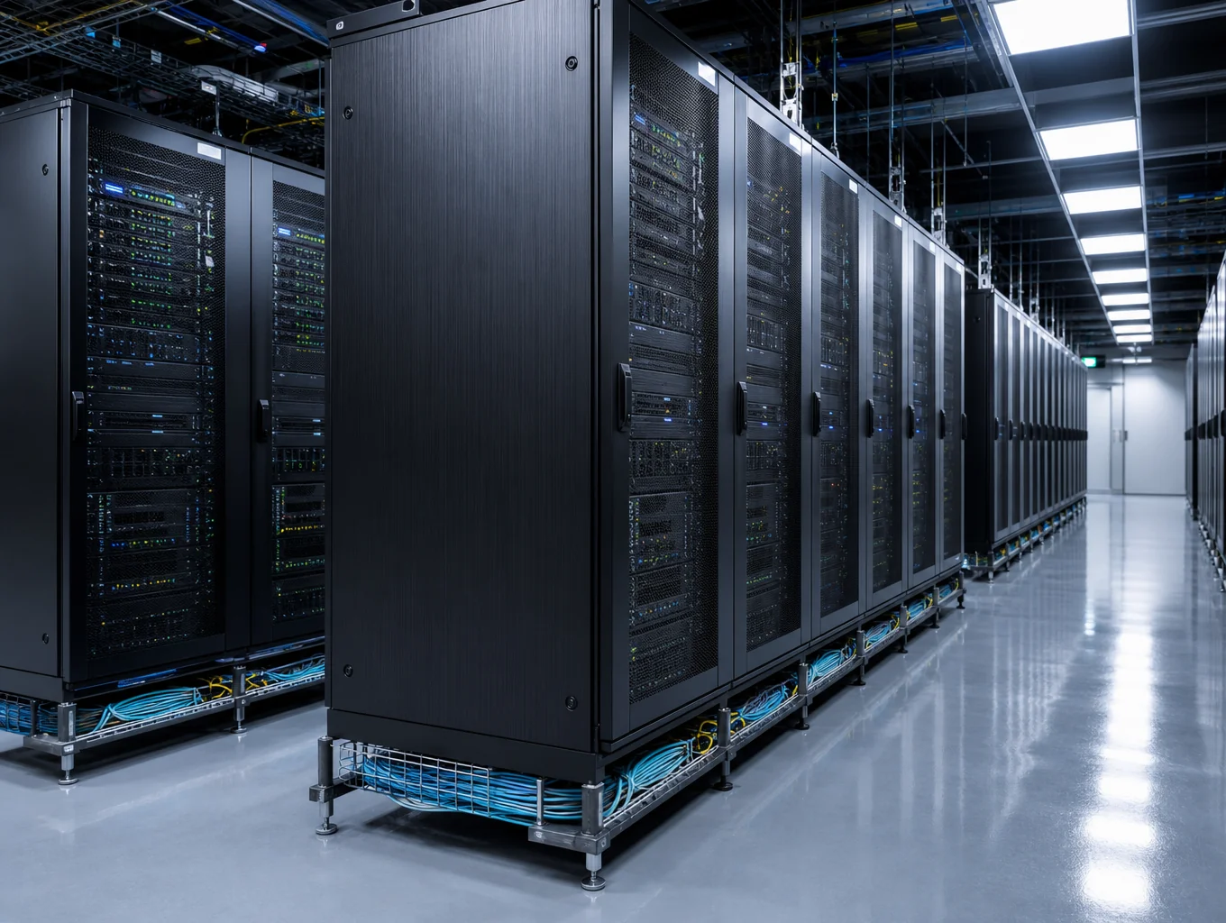 High-grade server hosting infrastructuur rack